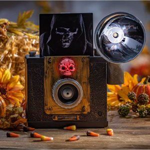 Roman Scary Lighted Animated Halloween Camera with Sound and Motion Sensor